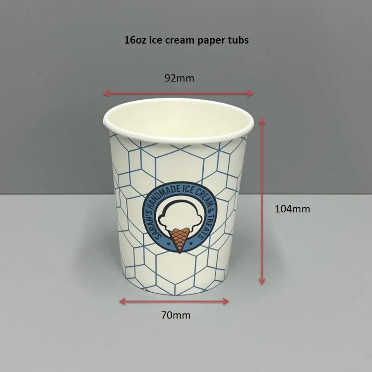 16oz custom ice cream paper cup 16oz custom ice cream paper cup